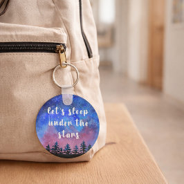 Chaveiro Presente de Casal Monograma Aquarela ao Ar Livre