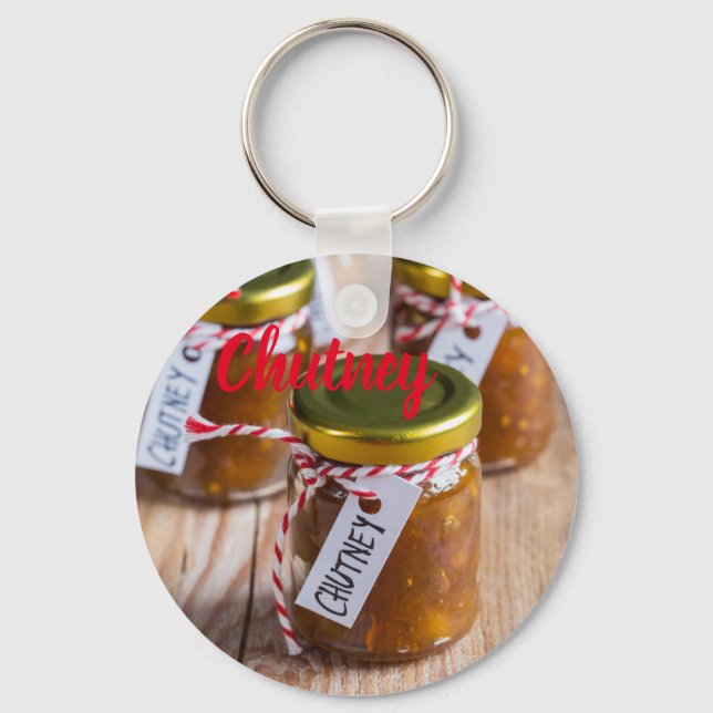 Chaveiro Presente de cozinha de abacaxi de cebola de Chutne (Frente)