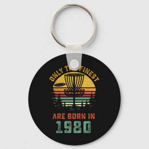 Chaveiro Presente de Disc Golf de Aniversário de 40 anos Re
