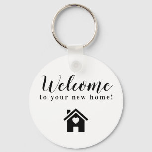 Chaveiro Presente de encerramento do Realtor Bem-vindo à su
