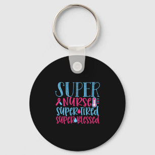 Chaveiro Presente de Enfermeira Super Enfermeiro Cansado