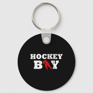 Chaveiro Presente de Esportes Silhouette Player de Hockey