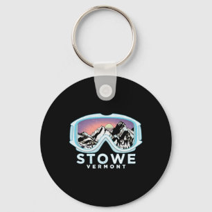 Chaveiro Presente de Esqui de Neve Stowe Ski Design Stowe,