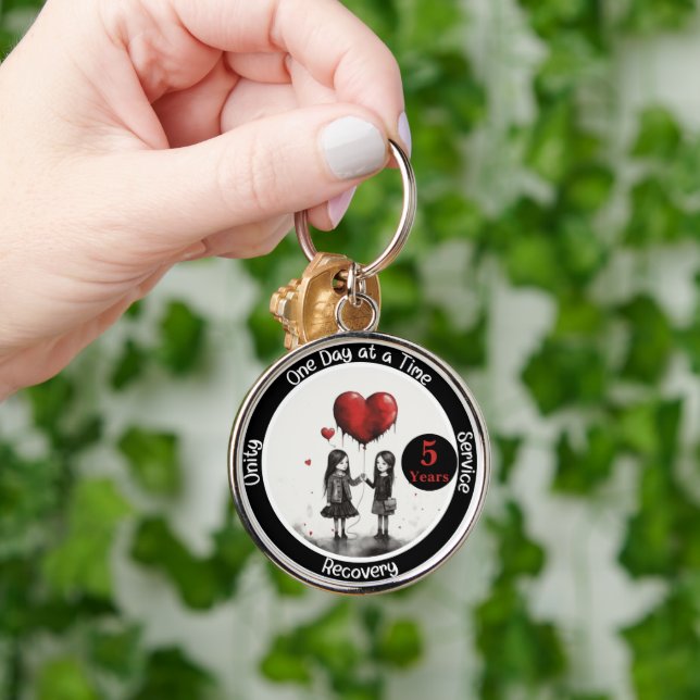 Chaveiro Presente de Etapa de Recuperação Personalizada (Mão)