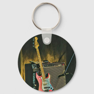 Chaveiro Presente de guitarrista acústico