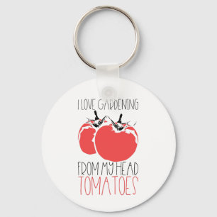 Chaveiro Presente de jardinagem de tomate
