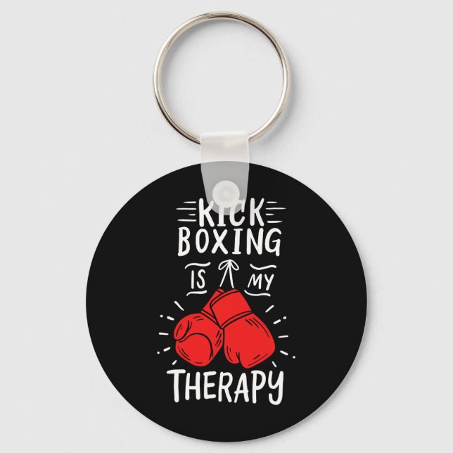 Chaveiro Presente de Kickboxing Kickboxer  (Frente)