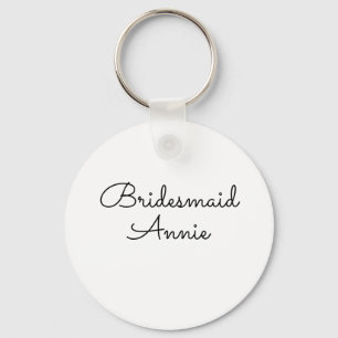 Chaveiro presente de madrinha de casamento simples minimali