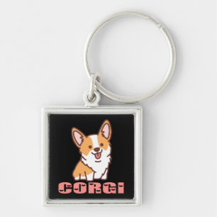 Chaveiro Presente de Mãe de Cachorro Bonito Pembroke Corgi