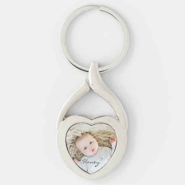Chaveiro presente de mãe personalizado, foto personalizada  (Frente)