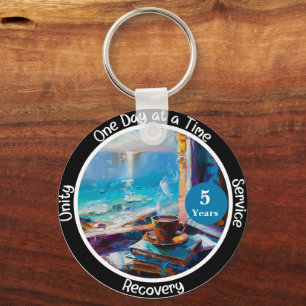 Chaveiro Presente de Marco de Sobriedade Personalizado - Ví