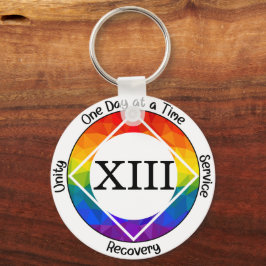 Chaveiro Presente de Marco Personalizado do Orgulho LGBTQ++