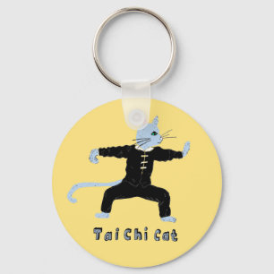 Chaveiro Presente de marshal-de-marshal-de-gato Tai chi