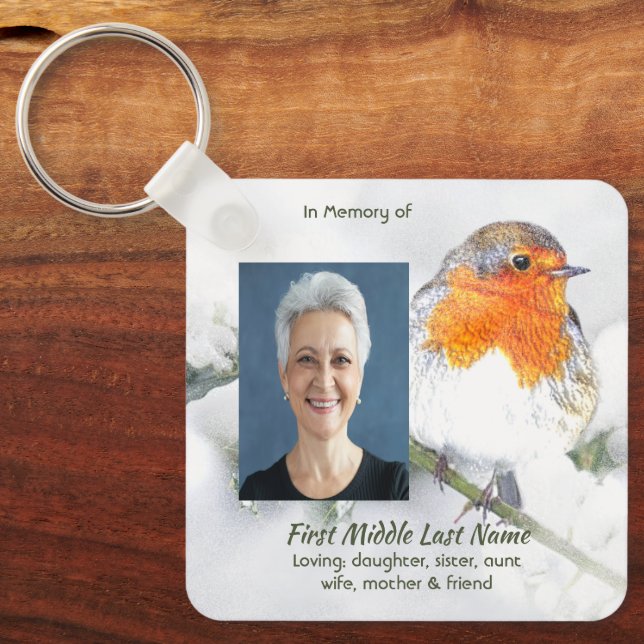 Chaveiro Presente de Memória do Robin Inglês (Frente)