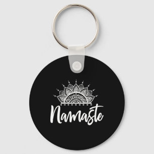 Chaveiro Presente de Namaste Yoga Meditação Exercício Yoga