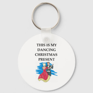 Chaveiro presente de Natal da dança