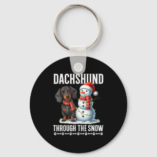 Chaveiro Presente de Natal de Dachshund Feio através da Nev