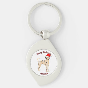 Chaveiro presente de natal de gato, personalizar nome perso
