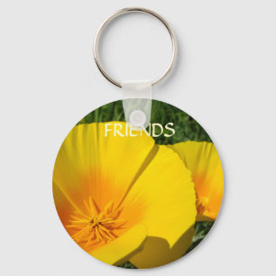 Chaveiro Presente de Natal Pulseira Flor Papoula Amigos
