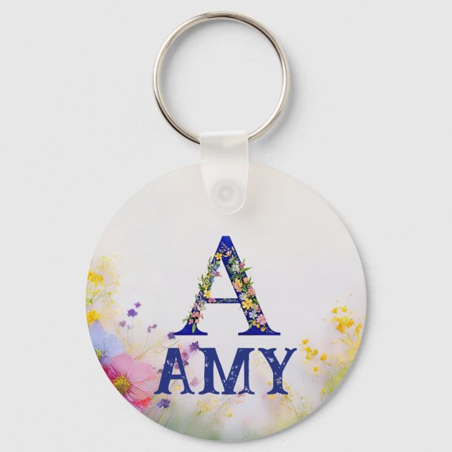 Chaveiro Presente de nome personalizado - AMY (Frente)