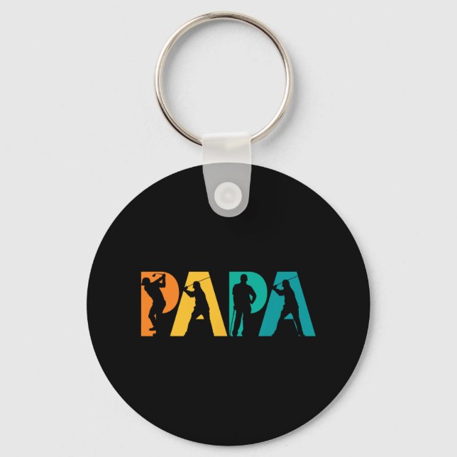 Chaveiro Presente de Papa Golf para Pai  (Frente)