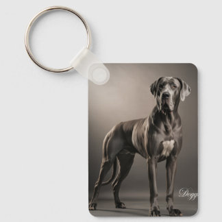 Chaveiro Presente de perda do Great Dane Citação de simpati