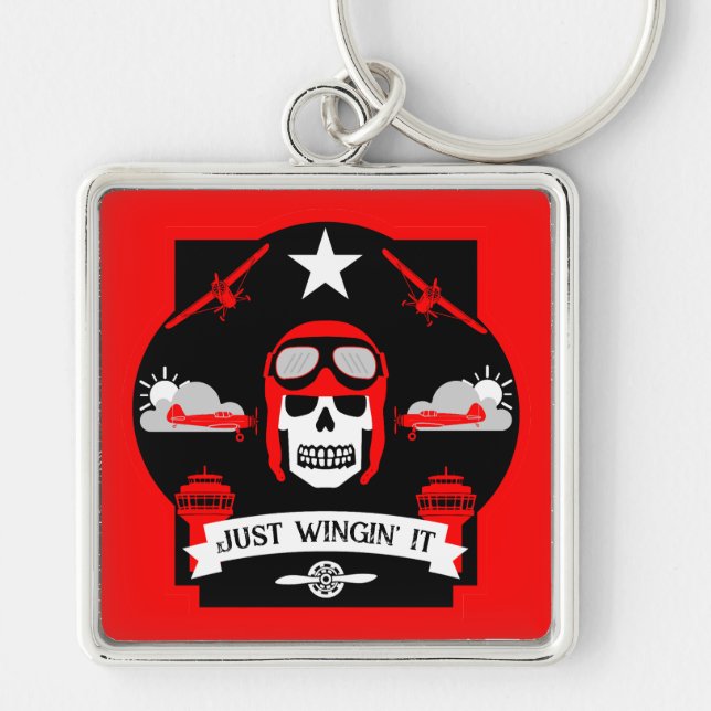 Chaveiro Presente De Piloto Privado E Comercial (Frente)