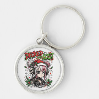Chaveiro Presente de Pingente de Natal de Anime Punk para M