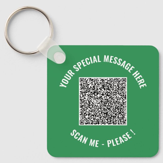 Chaveiro Presente de Pulseira com Mensagem Especial de Códi (Frente)