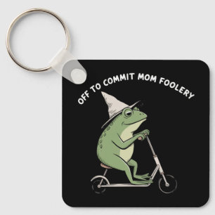 Chaveiro Presente de Scooter para a Mamãe Rã para Fazer Bob