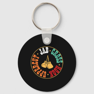Chaveiro Presente de Treino de Kickboxing de Boxeador Jab C