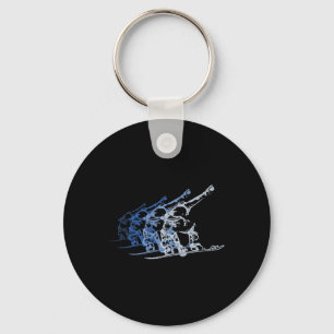 Chaveiro Presente De Vintage Para O Wintersport Snowboarder