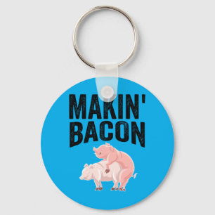 Chaveiro Presente Divertido de Bacon para Homens e Mulheres