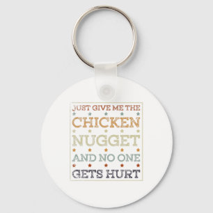 Chaveiro Presente Divertido de Nugget de Frango Turkey Trot