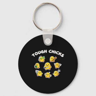 Chaveiro Presente Divertido Para Amantes de Frangos, Estilo