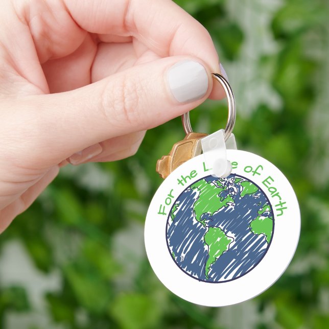 Chaveiro Presente do Dia da Terra com Eco Mínimo (Criador carregado)