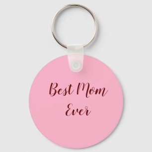 Chaveiro Presente do dia das mães rosa vermelho melhor mãe