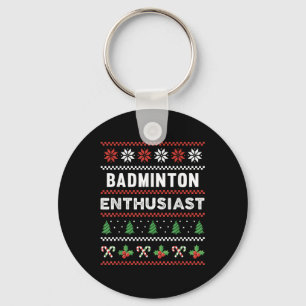 Chaveiro Presente do entusiasta de Badminton Pajamas Sweate