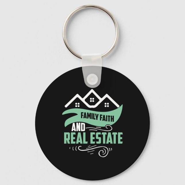 Chaveiro Presente do Realtor | Fé Familiar E Imóveis (Frente)
