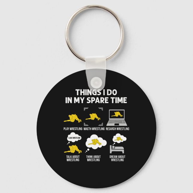 Chaveiro Presente do tempo de reposição da Luta do Luta (Frente)