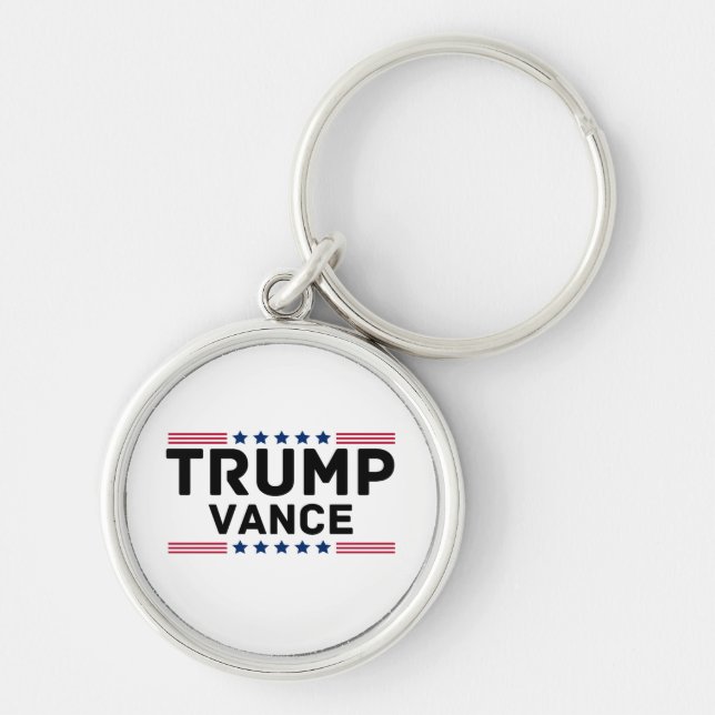 Chaveiro Presente eleitoral do Trump Vance 2024 Trump Suppo (Frente)