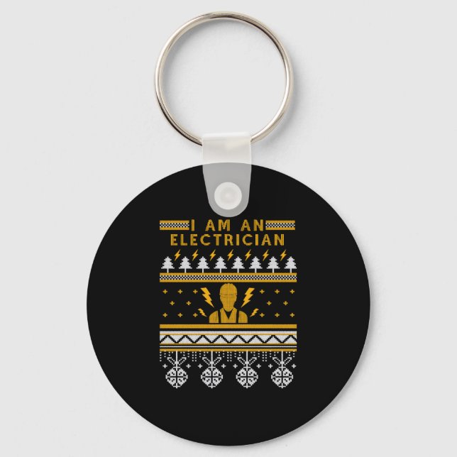 Chaveiro Presente eletrônico eletrônico de suéter de Natal  (Frente)