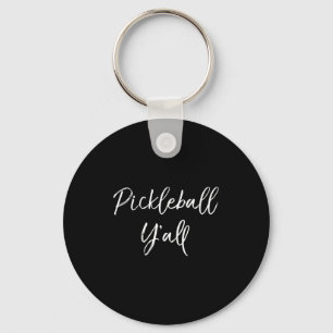 Chaveiro Presente engraçado de citação de pickle ball femin
