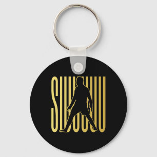 Chaveiro Presente engraçado de futebol Siuuuu para fã de fu