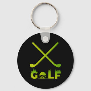 Chaveiro Presente engraçado de golfe para marido golfista
