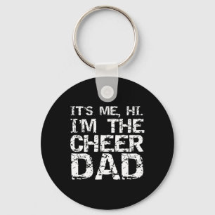 Chaveiro Presente Engraçado de Pai de Cheerleading É Eu Oi