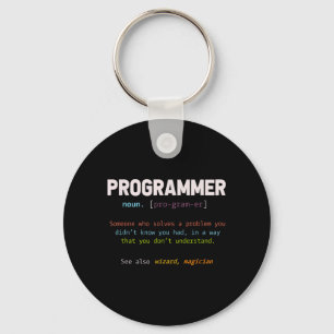Chaveiro Presente engraçado de programador geek nerd de com