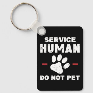 Chaveiro Presente engraçado para amantes de cães: Serviço H