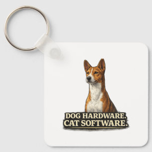 Chaveiro Presente Engraçado para Dono de Basenji