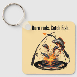 Chaveiro Presente engraçado para solteiros que adoram pesca